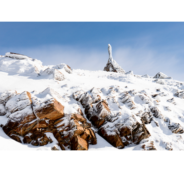 Snowy Sierra Nevada mountains Mountain wall mural - TenStickers
