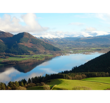 Lake district landscape wall mural - TenStickers