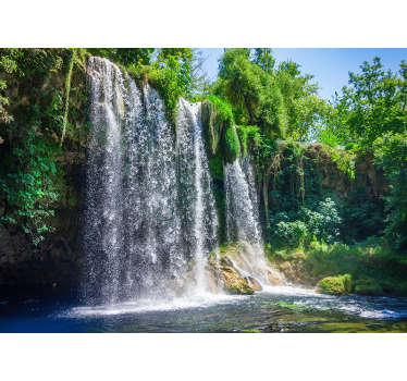 Waterfall landscape wall mural - TenStickers