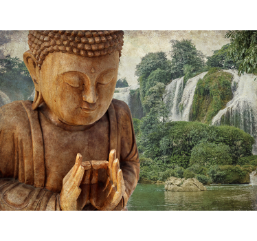 Buddha zen photo wallpaper - TenStickers