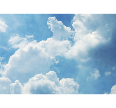 Sky landscape with clouds Bathroom Wall Murals - TenStickers