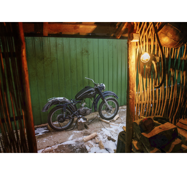 Vintage workshop vintage wall mural - TenStickers