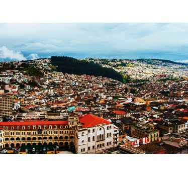 Loja city mural wallpaper - TenStickers