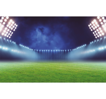 Youth soccer stadium wall murals for teenage bedrooms - TenStickers