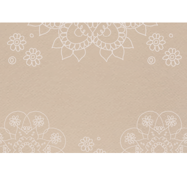 India pattern mandala murals - TenStickers