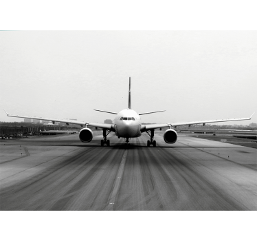 Plane on the runway Bedroom Murals - TenStickers
