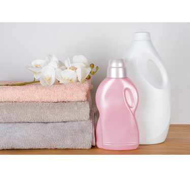 Soft Towels Arrangement wall mural bathroom - TenStickers