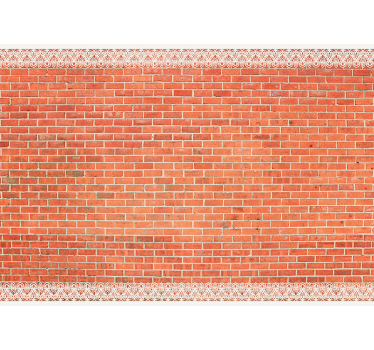 Nude brick wall with decoration brick mural - TenStickers