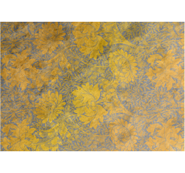 Flower wall mural floral pattern design - TenStickers