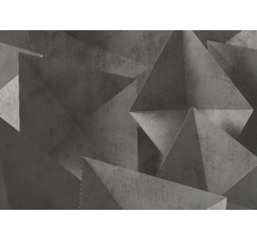 Abstract wall mural geometric shapes design - TenStickers