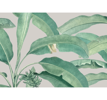 Nordic tropical trees  forest mural wallpaper - TenStickers