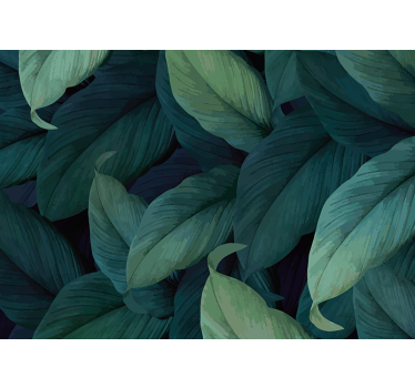 Wall mural nature lush greenery design - TenStickers