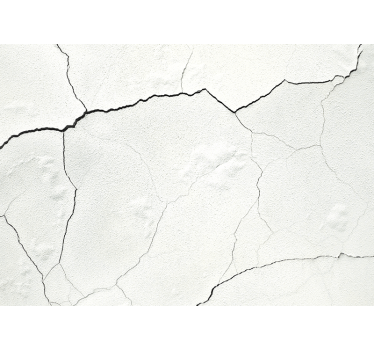 Texture wall mural cracked surface design - TenStickers