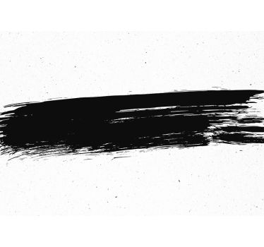 Black spilled paint horizontal abstract mural - TenStickers