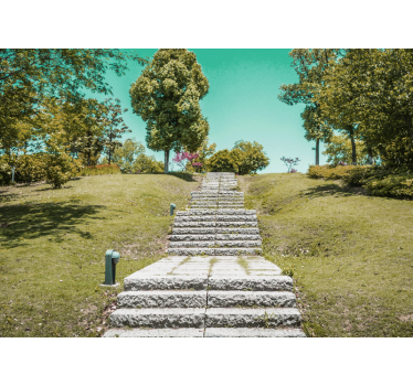 Walkway garden Bangkok Marriage Wallpaper Photo - TenStickers