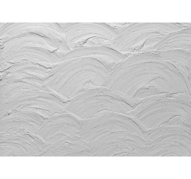 "Gray Japandi" wavy cement  vintage mural - TenStickers