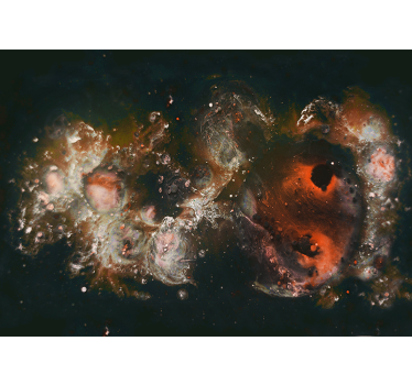 Beautiful view milky way galaxy space mural wallpaper - TenStickers
