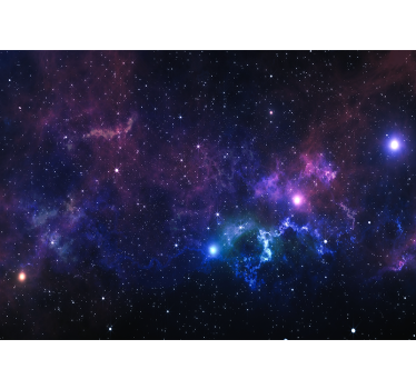 Universe with thousand of  stars space mural wallpaper - TenStickers