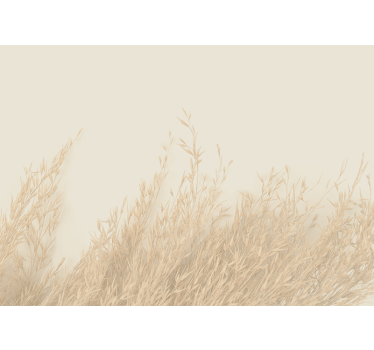 Gentle Grass Landscape wall mural nature - TenStickers