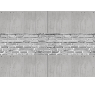 Concrete panels are precast, prefabricated panels made of concret - TenStickers