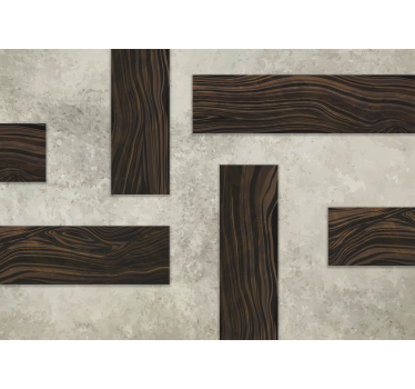 Concrete and Wood TextureThe texture of concrete and wood. Bathro - TenStickers