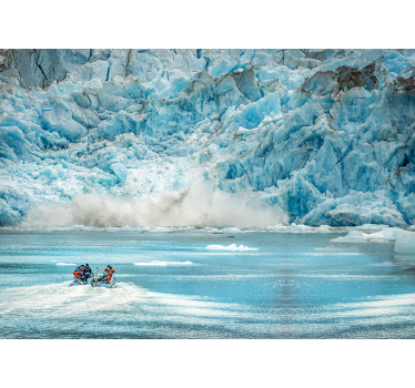 Alaska Ice landscape wall mural - TenStickers
