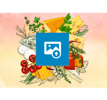 Cheese and Olive Medley wall mural kitchen - TenStickers