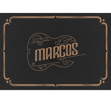 Personalised elegant design wall mural teen bedroom - TenStickers