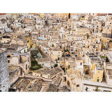 sassi di matera background mural wallpaper - TenStickers