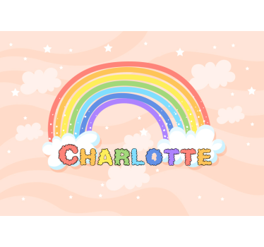 Colourful Rainbow custom murals - TenStickers