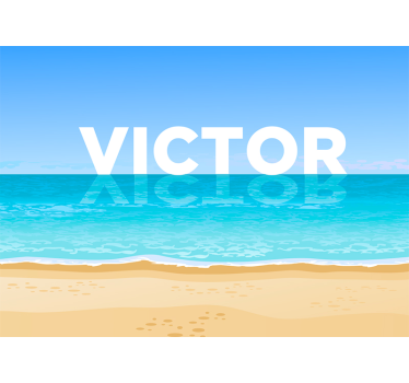 Sights to the sea 3d mural wallpaper - TenStickers