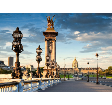 Bridge in Paris paris mural wallpaper - TenStickers