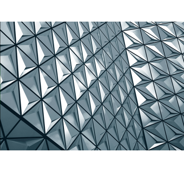 3d triangles 3d mural wallpaper - TenStickers