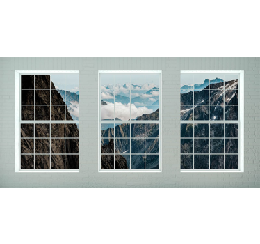 Custom landscape image 3d mural wallpaper - TenStickers