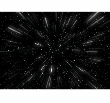 Hyperspace  space mural wallpaper - TenStickers