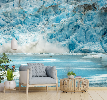 Alaska Ice landscape wall mural - TenStickers