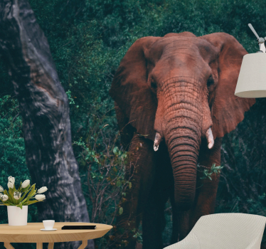 Animals wall mural majestic elephant presence - TenStickers