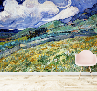 Artistic Van Gogh Iris Art Wall Mural - TenStickers