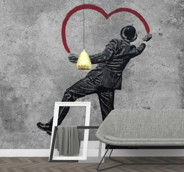 Banksy graffiti on the wall Urban Art Wall Mural - TenStickers