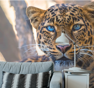 Beautiful female tiger watching you mural wallpaper - TenStickers