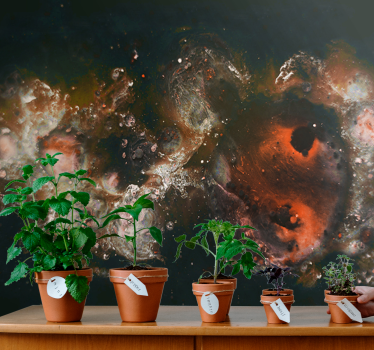 Beautiful view milky way galaxy space mural wallpaper - TenStickers