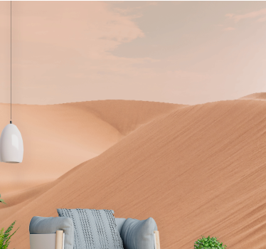 Brown aesthetic desert Hallway Wall Mural - TenStickers
