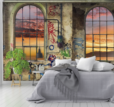 Coastal 3D Mural Wallpaper - TenStickers