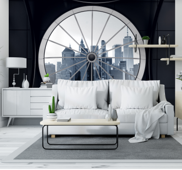 Cold city Wall Mural - TenStickers