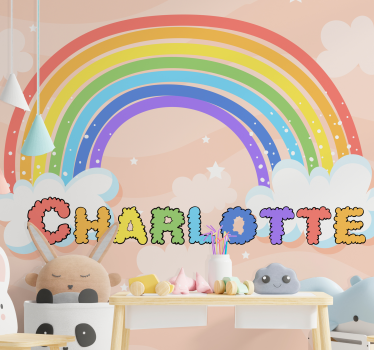 Colourful Rainbow custom murals - TenStickers