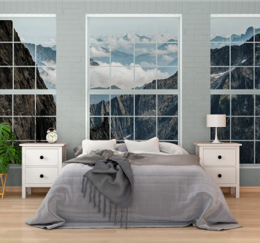 Custom landscape image 3d mural wallpaper - TenStickers