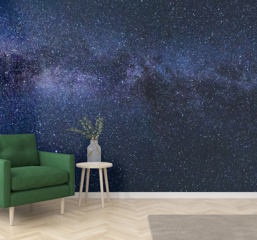 Deep Night Space Mural for Bedroom - TenStickers