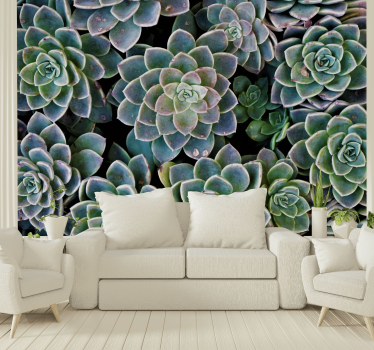 Desert rose 3d mural wallpaper - TenStickers