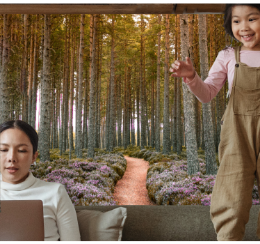 Forest Pathway Adventure wall mural nature - TenStickers