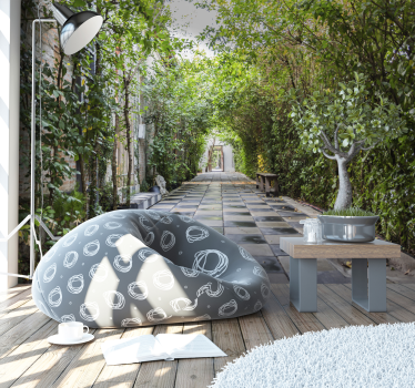 Garden 3D Mural Wallpaper - TenStickers